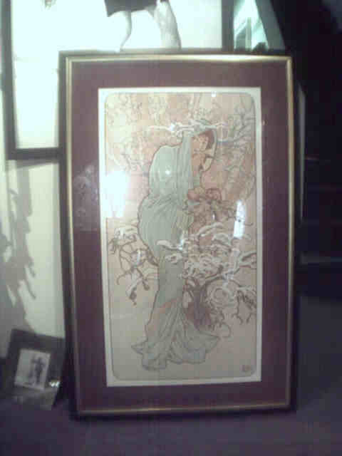 Winter Panel by Mucha